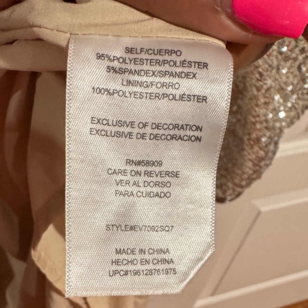 Everly Silver Sequin Dress - Picture 7 of 10